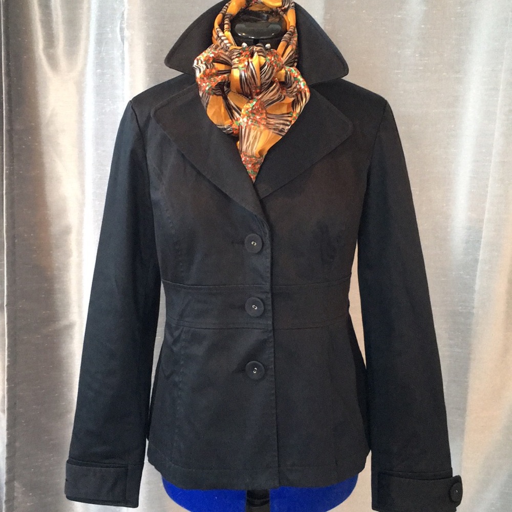 INC Peached Black Blazer L